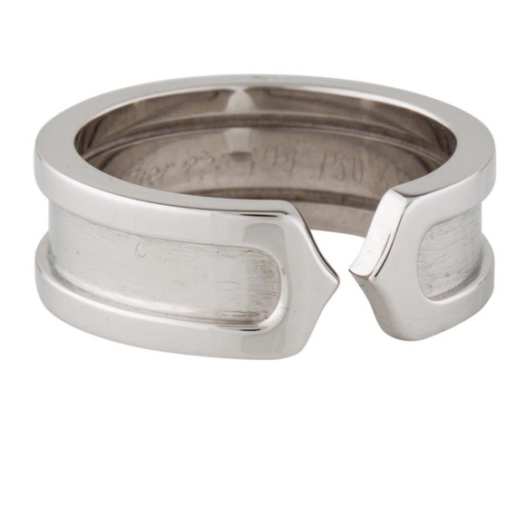 Vintage C de Cartier Ring size 4.75 / designer size 49 - Picture 6 of 6